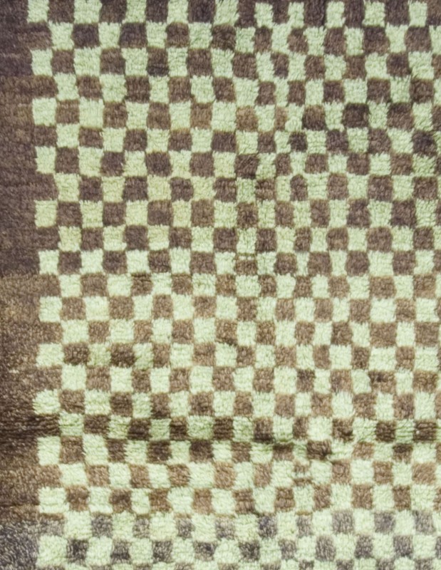 Vintage Turkish Tulu Area Rug Carpet, 4'3 X 6'7 E22502 gallery