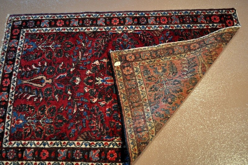 3'X4' Circa 1920's Sarouk Lilihan DESIGN great condition GENUINE Antique gallery