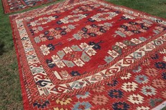 COLLECTORS ITEM Semi Antique Yamut Turkoman Natural Vegetable Dye Fine Woven Rug