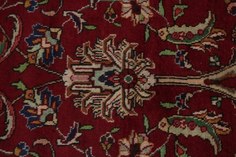 Vintage Handmade Wool Oriental Rug Classic Floral Design Home Decor 10x13 ft gallery