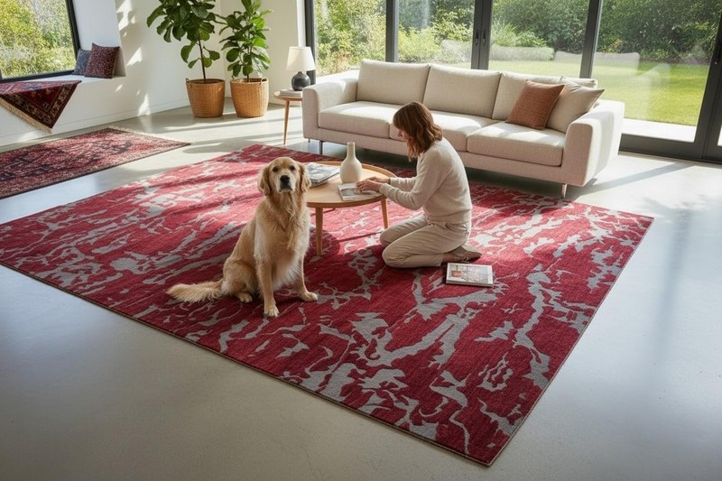 9'2 x 12 Contemporary Design Vintage Handmade Oriental Art Silk & Wool Area Rug gallery