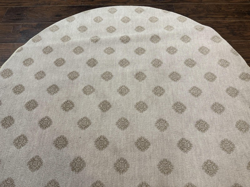 Round Power Loomed Rug 5x5, Contemporary Modern Round Carpet, 5ft Round gallery