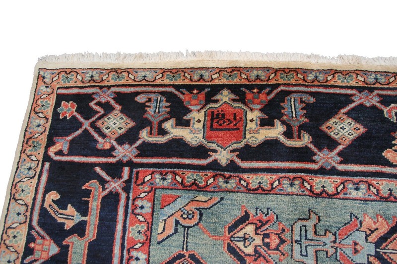 8x12 Rare Vintage Handmade Traditional Oriental Area Rug Sampler Design Ivory gallery