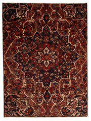 Vintage 7’3″ x 9’9″ Traditional Hand Knotted Vegetable Dye Wool Area Rug
