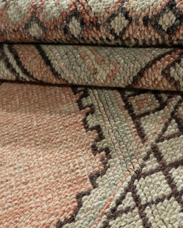 Vintage Turkish Oushak Area Rug, 3'7 X 5'8 E25088 gallery