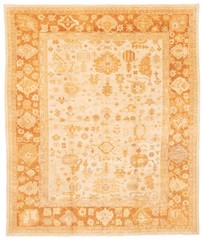 Vintage Hand-Knotted Area Rug 10’3″ x 13’8″ Traditional Oriental Wool Carpet