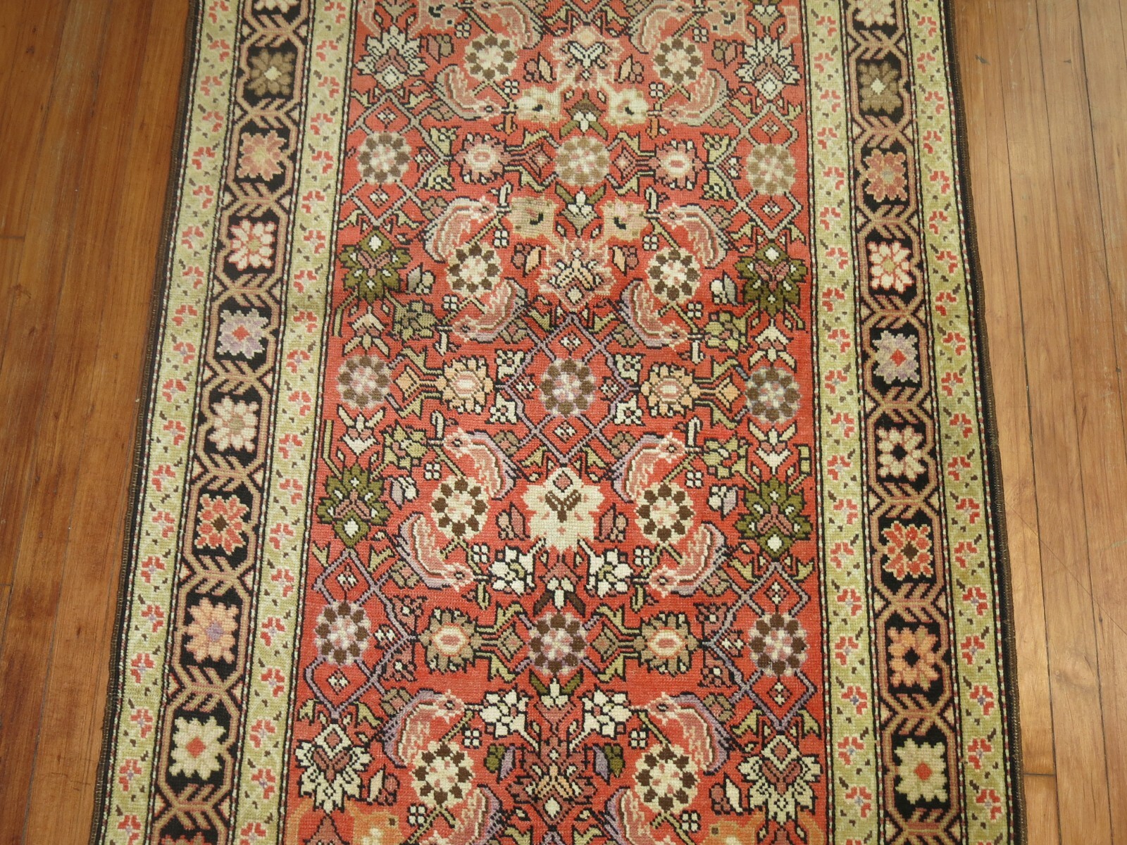 Antique Caucasian Karabagh Rug Runner Gallery Size 3'6''x13'2'' gallery