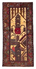 Traditional Vintage Hand-Knotted Area Rug 3’5″ x 7’1″ Oriental Wool Carpet