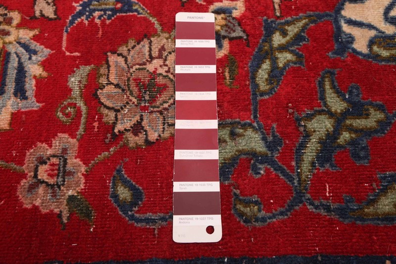 Vintage Hand-Knotted Area Rug 6'8" x 9'5" Traditional Oriental Wool Carpet gallery