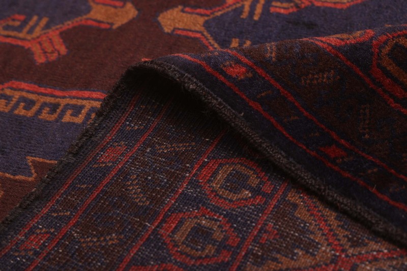 Vintage 4'2" x 7'10" Traditional Hand Knotted Vegetable Dye Wool Area Rug gallery