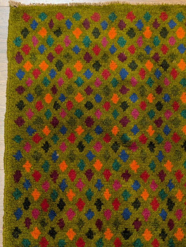 Afghan Balouch Rug 3x5, Multicolor, Hand Knotted, Wool gallery