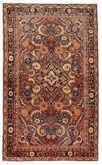 Vintage Traditional Hand-Knotted Area Rug 4’0″ x 6’8″ Oriental Wool Carpet