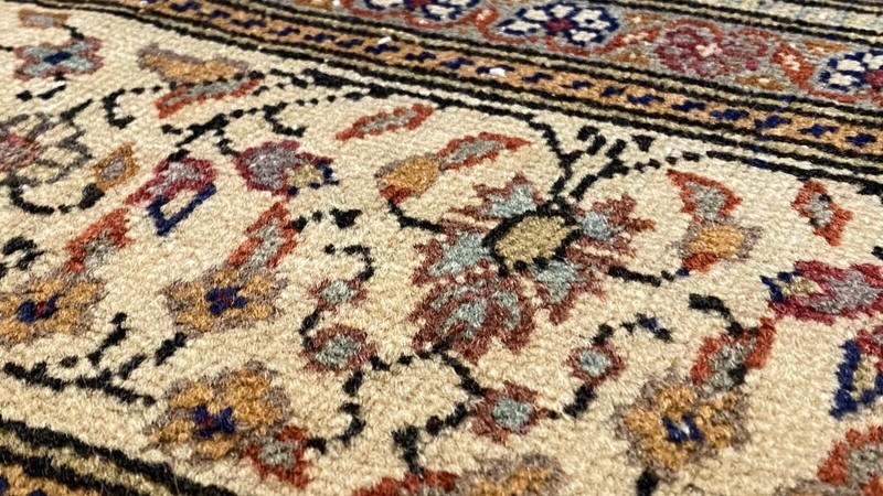 Bohemian Antique Wool Pile,Vegy Dye Bunyan Area Rug 6’5”x9’2” gallery