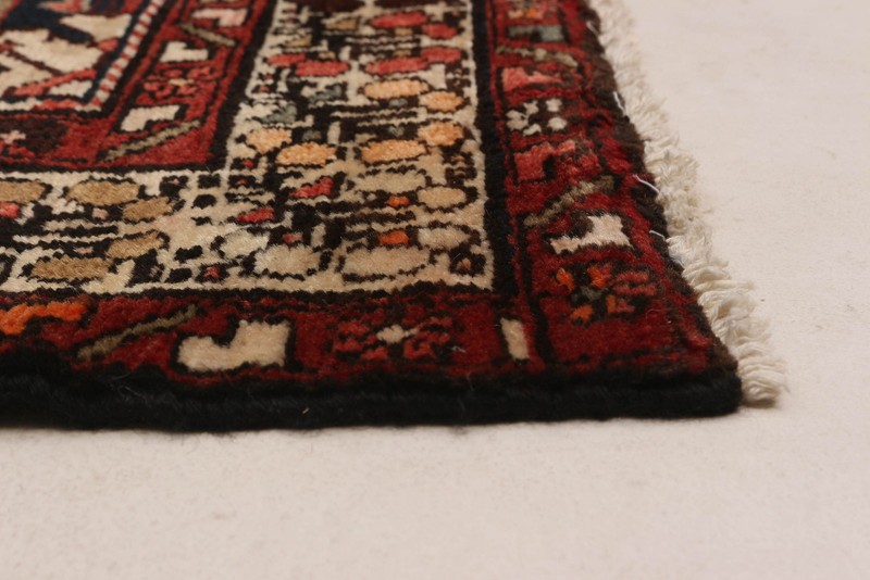 3'8" x 10'7" Vintage Hand-knotted Runner Rug Traditional Oriental Wool Carpet gallery