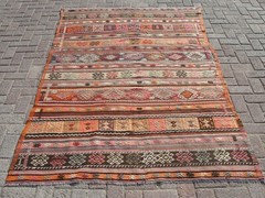5×8 Area kilim rug, Area rug, turkish kilim rug, rug,