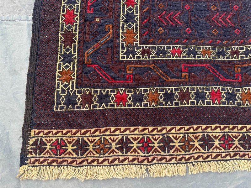 4'8 x 7 ft Vintage Afghan Hand Woven Kilim Rug Maldari Tribal Wool Area Carpet gallery
