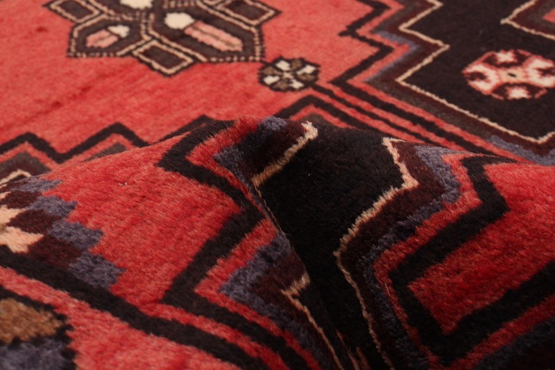 3'6" x 9'10" Vintage Hand-knotted Runner Rug Traditional Oriental Wool Carpet gallery