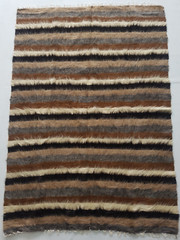 Vintage Handmade Traditional Turkish Mohair Kilim Floor Rug Carpet 163×117 cm