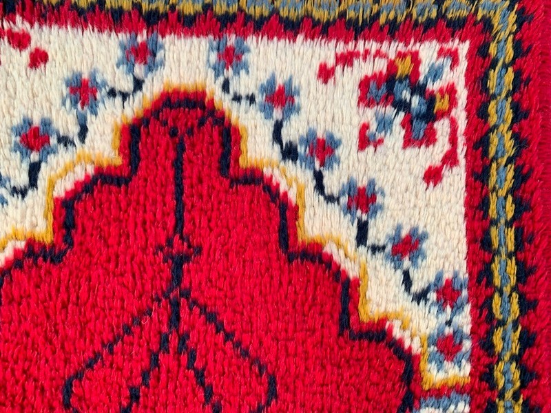 Vintage Mid-Century Scandinavian: Long-Pile Rya Shags, Traditional Rug (2x4 ft.) gallery