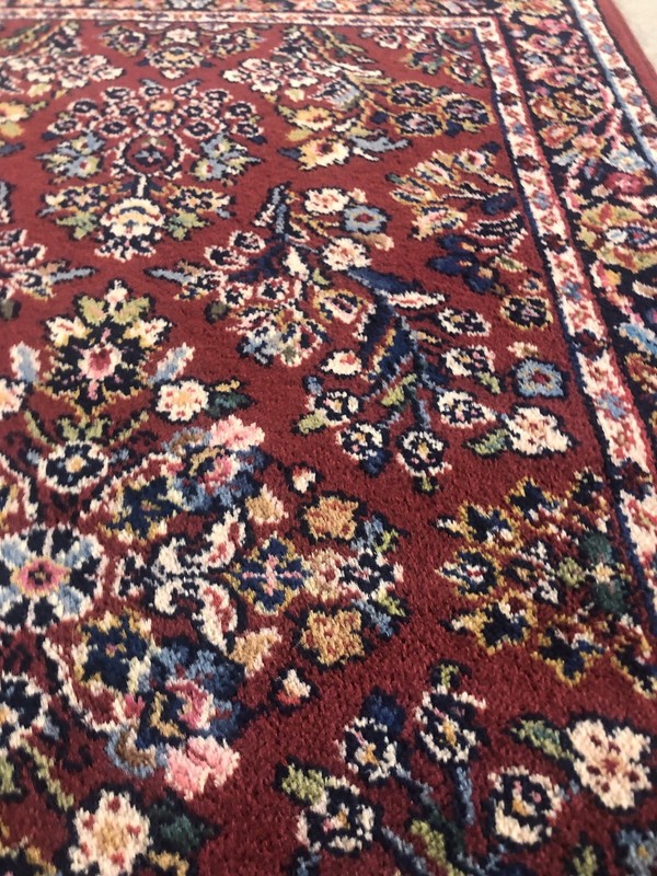2.6x4.3 Karastan Rug 785 Red Sarouk -Professionally Washed gallery