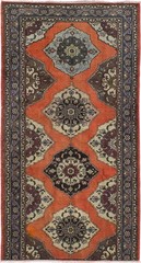Traditional Vintage Hand-Knotted Area Rug 4’9″ x 8’11” Oriental Wool Carpet