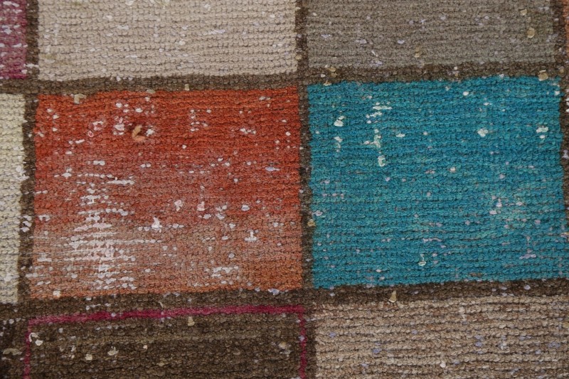 Antique Gabbeh Checked Traditional Area Rug 5x8 Wool Hand-knotted Foyer Carpet gallery
