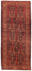 Vintage Traditional Hand-Knotted Area Rug 4’2″ x 9’8″ Oriental Wool Carpet