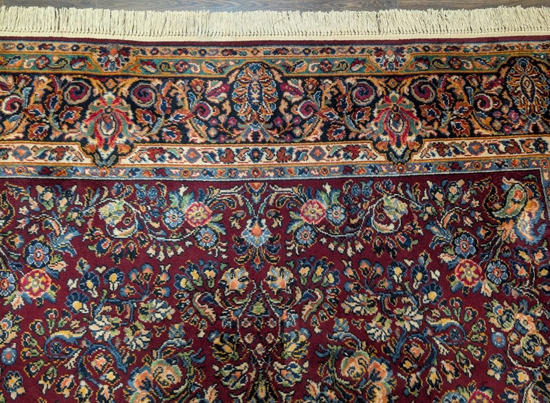 Antique Karastan Rug 9x12, Tudor Sarouk #206, Red gallery