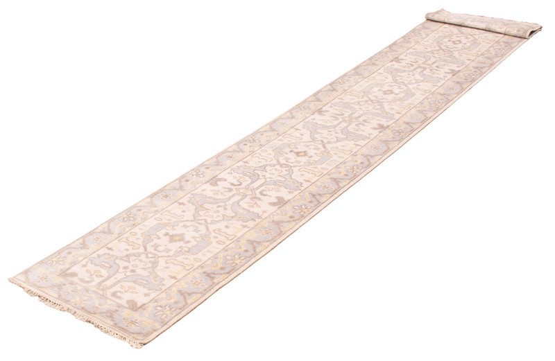 Vintage Hand-knotted Runner Rug 2'8" x 19'6" Traditional Oriental Wool Carpet gallery