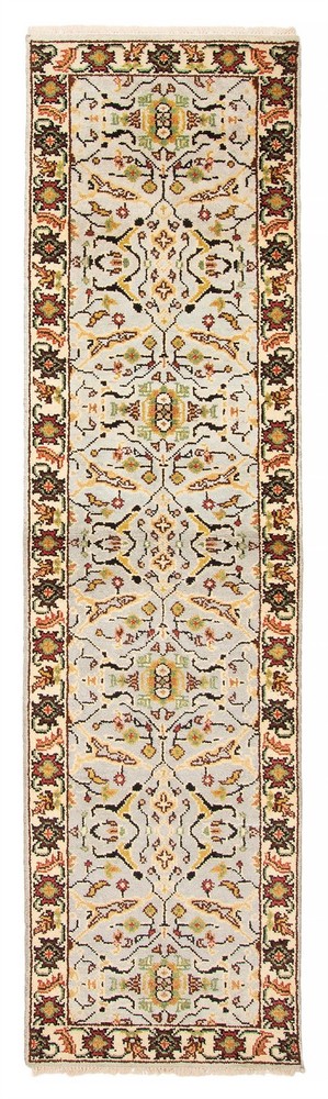 Vintage Hand-knotted Runner Rug 2'5" x 9'11" Traditional Oriental Wool Carpet