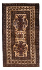 Traditional Vintage Hand-Knotted Area Rug 3’9″ x 6’6″ Oriental Wool Carpet