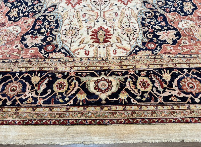 Large Palace Sized Stark Carpet 13x19, Traditional Wool Handmade Rug, Beige gallery