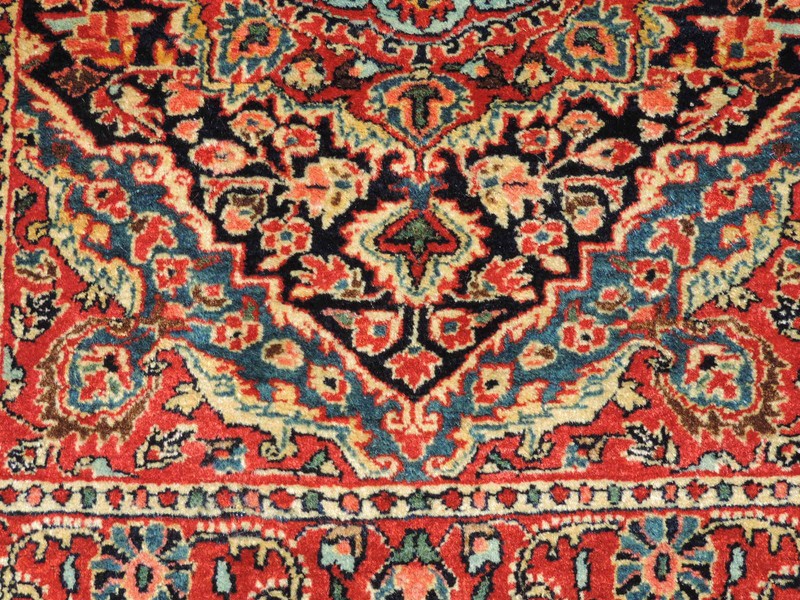 2x3ft. Handmade Antique Sarouk Wool Rug gallery