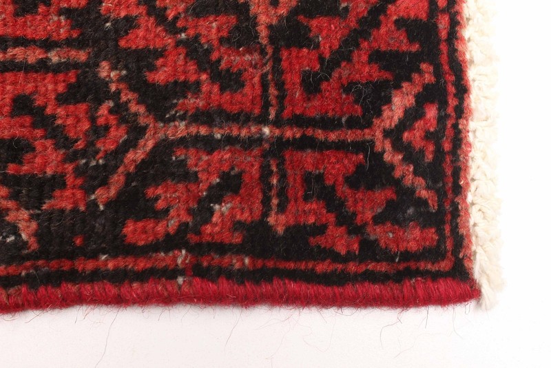 Vintage Red Traditional 3'6" x 6'1" Hand-Knotted Oriental Wool Area Rug gallery