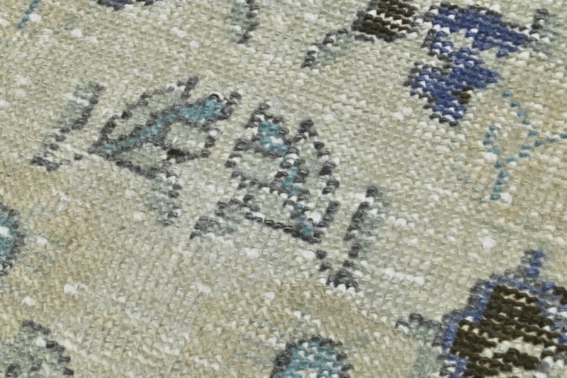 Oushak Turkish Doormat Rug 2x3 BEIGE Anatolian Handmade Vintage Small Kilim Rug gallery