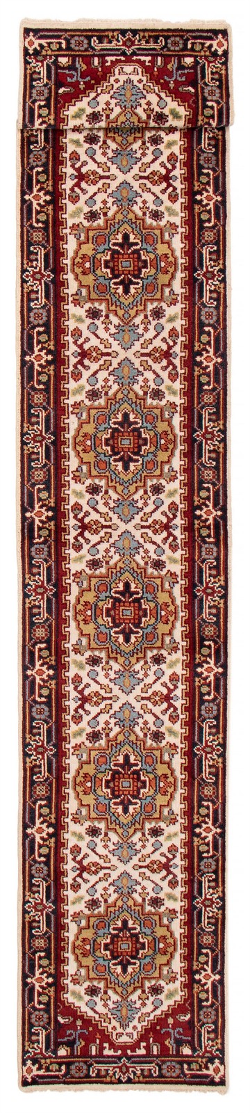 2'6" x 16'1" Vintage Hand-knotted Runner Rug Traditional Oriental Wool Carpet gallery