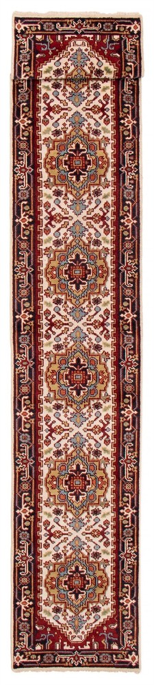 2'6" x 16'1" Vintage Hand-knotted Runner Rug Traditional Oriental Wool Carpet