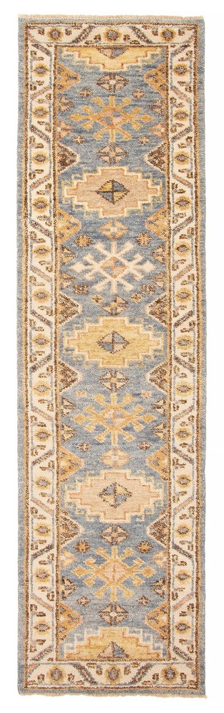 Vintage Hand-knotted Runner Rug 2'7" x 9'10" Traditional Oriental Wool Carpet