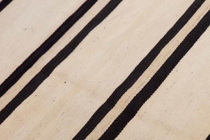 Vintage Minimal Kilim Rug,Striped Kilim Rug,Turkish Kilim Rug, 4'8 x 6'11 ft gallery