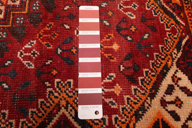 Vintage Geometric Area Rug 5'3" x 9'10" Traditional Hand-Knotted Wool Carpet gallery