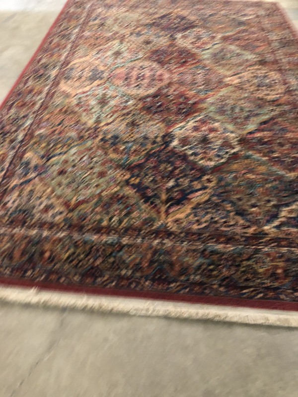 Karastan Panel Kirman Rug #717 Vintage Wool Karastan 5.9 x 9 Original 700 Series gallery