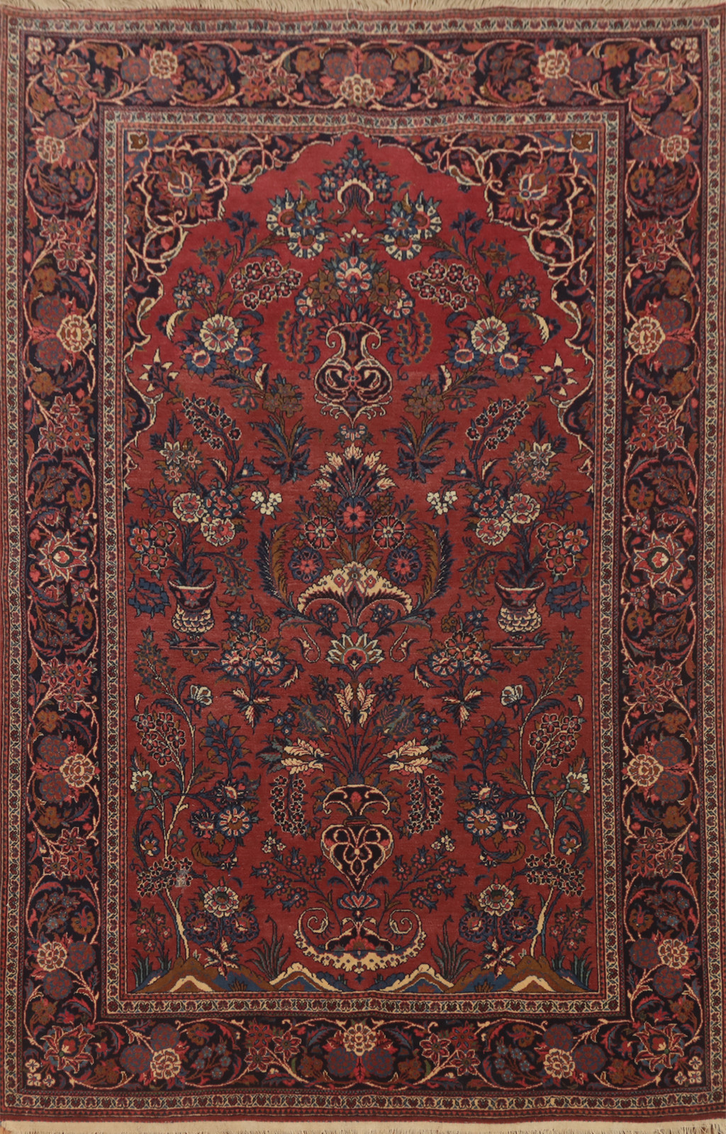 Vegetable Dye Masterpiece Traditional Rug 4x7 ft Wool 300 Knots Hand-knotted gallery