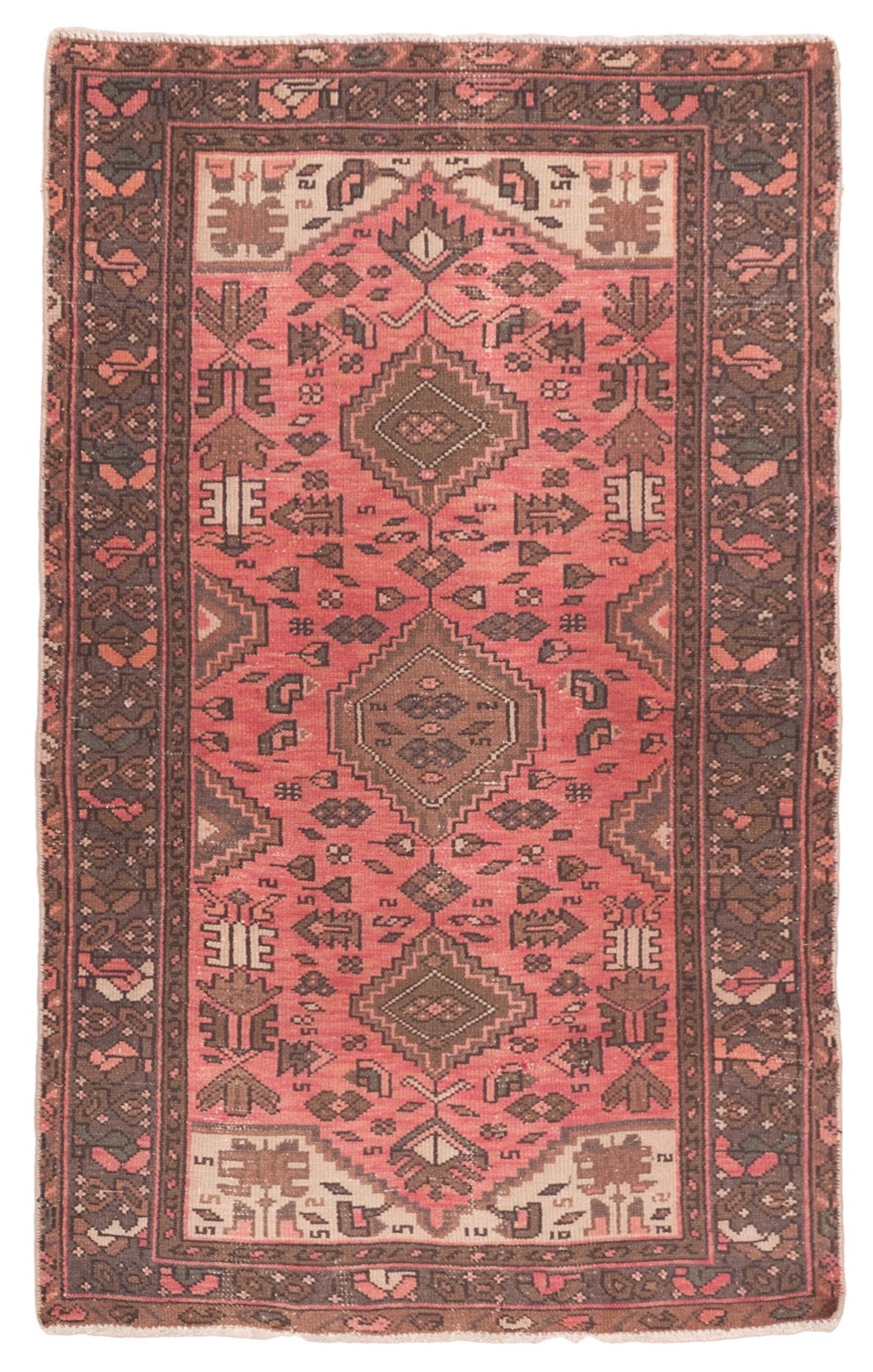 Traditional Vintage Hand-Knotted Area Rug 2'10" x 4'7" Oriental Wool Carpet gallery