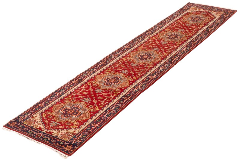 2'7" x 12'4" Vintage Hand-knotted Runner Rug Traditional Oriental Wool Carpet gallery
