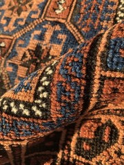 Antique Timuri Rug, Natural Dyes, c.1900 | 2’8.5″×4’7″