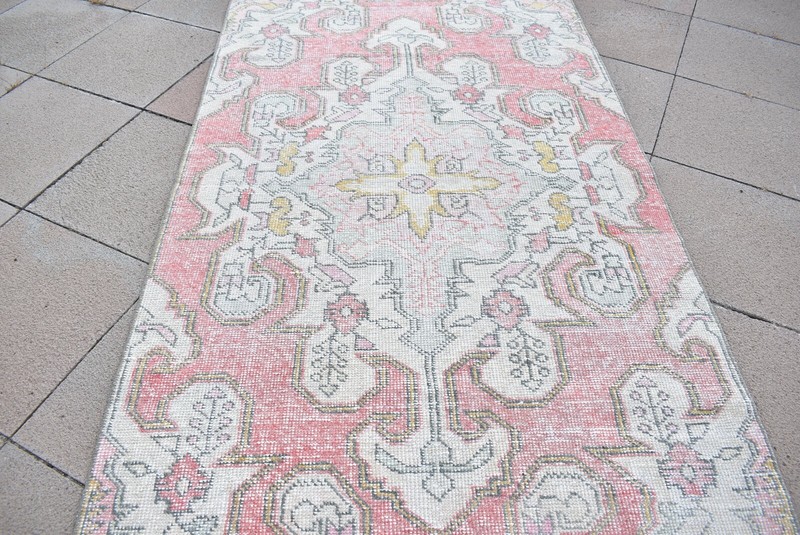 Oushak Area Rug 3'7'' x 6'6'' ft Vintage Turkish Sweet Colors Bohemian Area Rug gallery