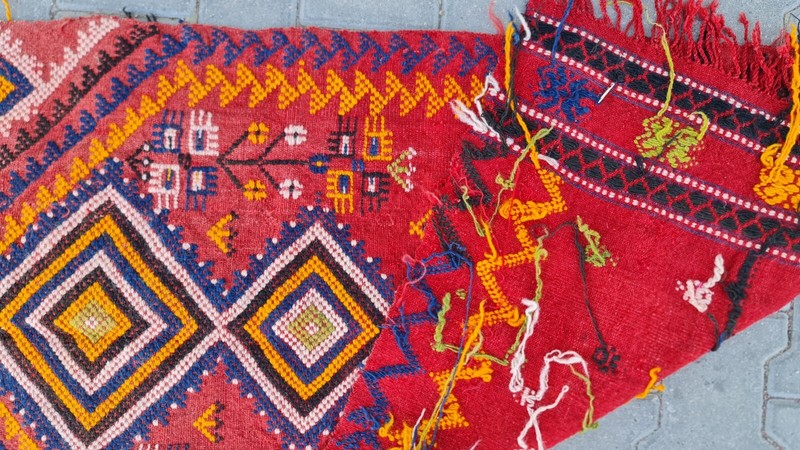 Monastery Rug, Antique Kilim, oriental kilim, antique rug, kilim rug, baho rug gallery