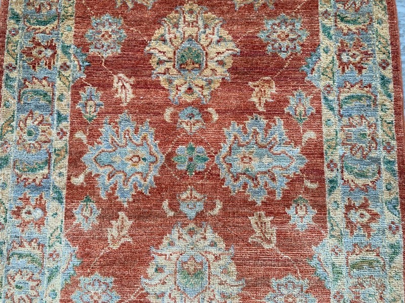 Modern Afghan Rug, Hand-Knotted Chobi Wool, Traditional Area Carpet (3x4 ft.) gallery