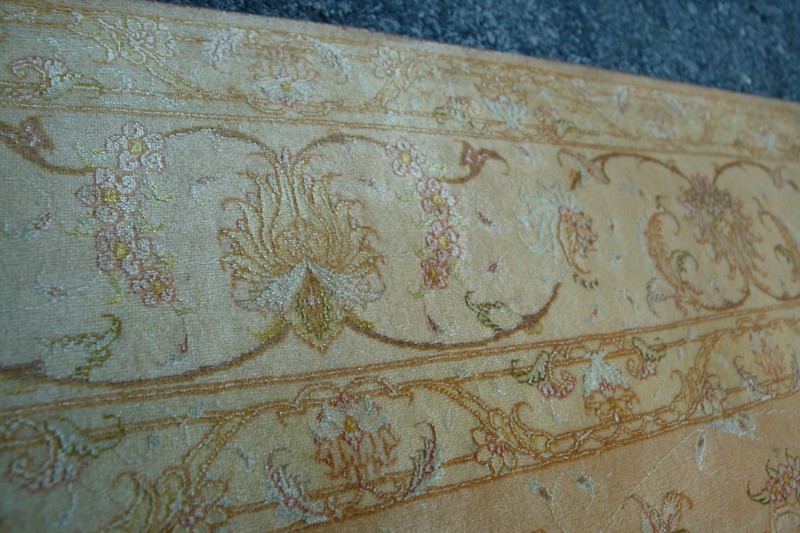 Authentic 7x9ft Antique Handmade Rug 60 Raj KPSI 400 gallery