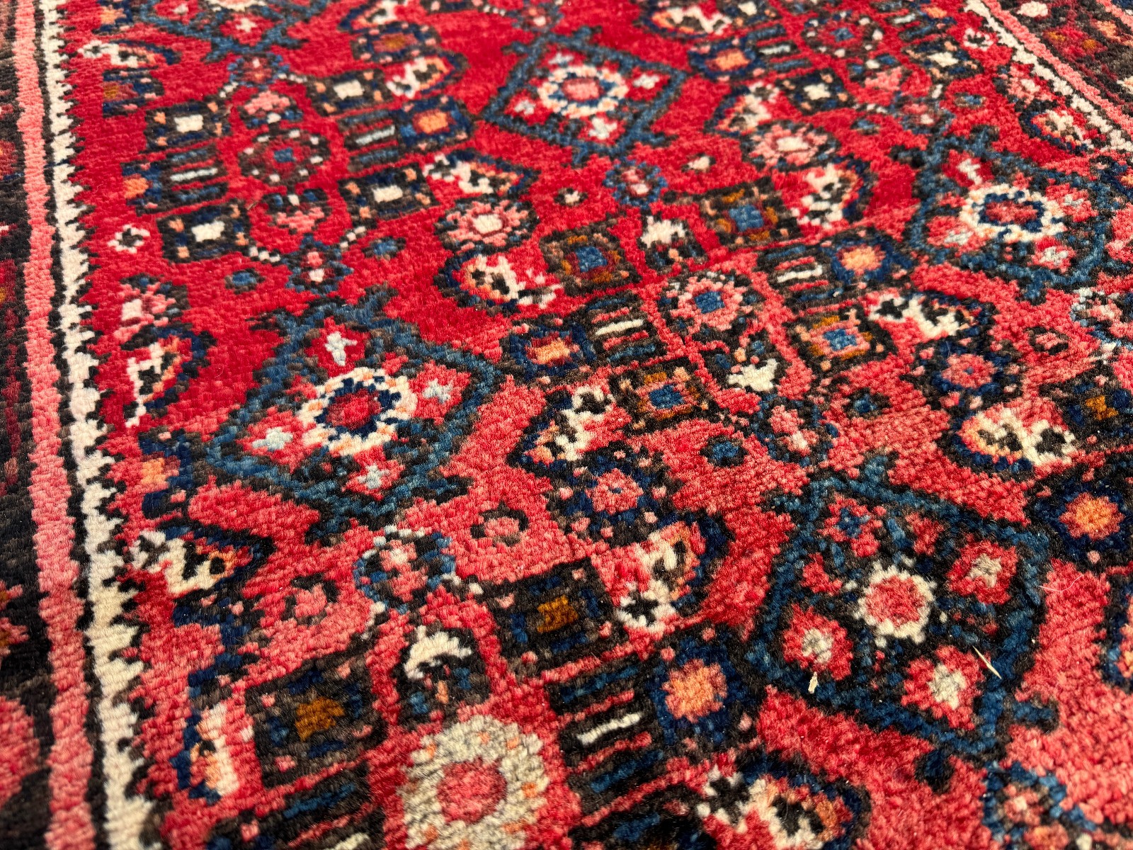 2x13 ANTIQUE RUNNER RUG HAND-KNOTTED VINTAGE ORIENTAL handmade narrow long 3x13 gallery
